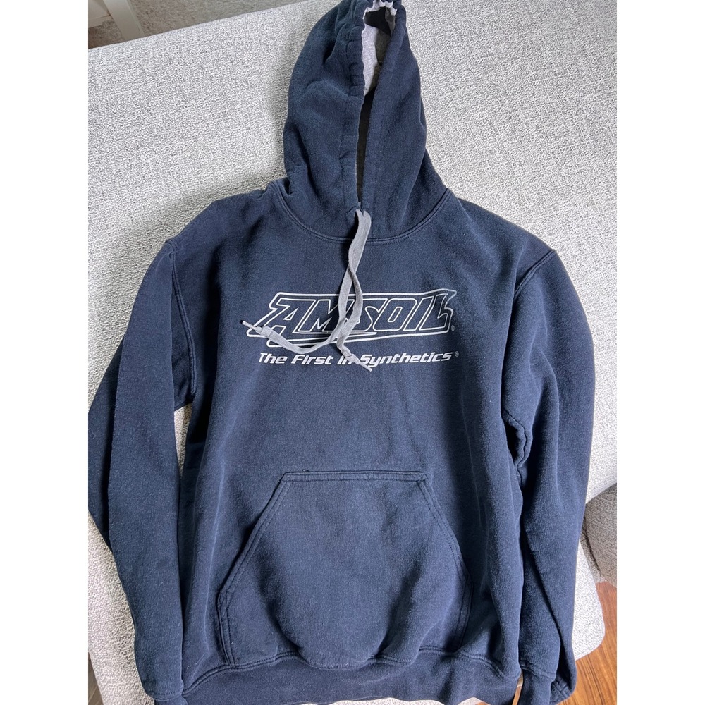 Hoodie Kids Vintage Racing Oil Logo Pullover Y2K Streetwear Workwear Motorsports